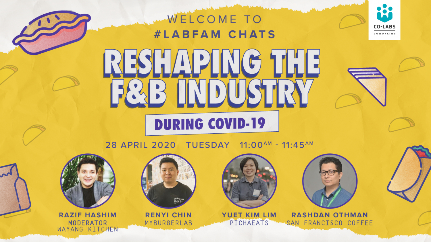 #LabFam Chats: Reshaping the F&B Industry Poster